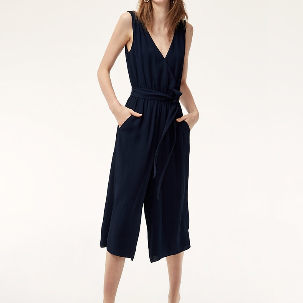 Aritzia X Babaton "Maximillian" Jumpsuit in navy